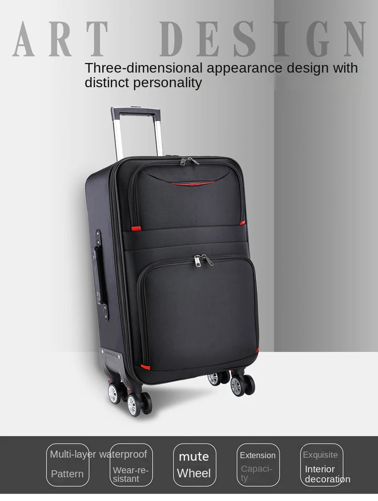 Large capacity Travel Suitcase Trolley Bag in USA