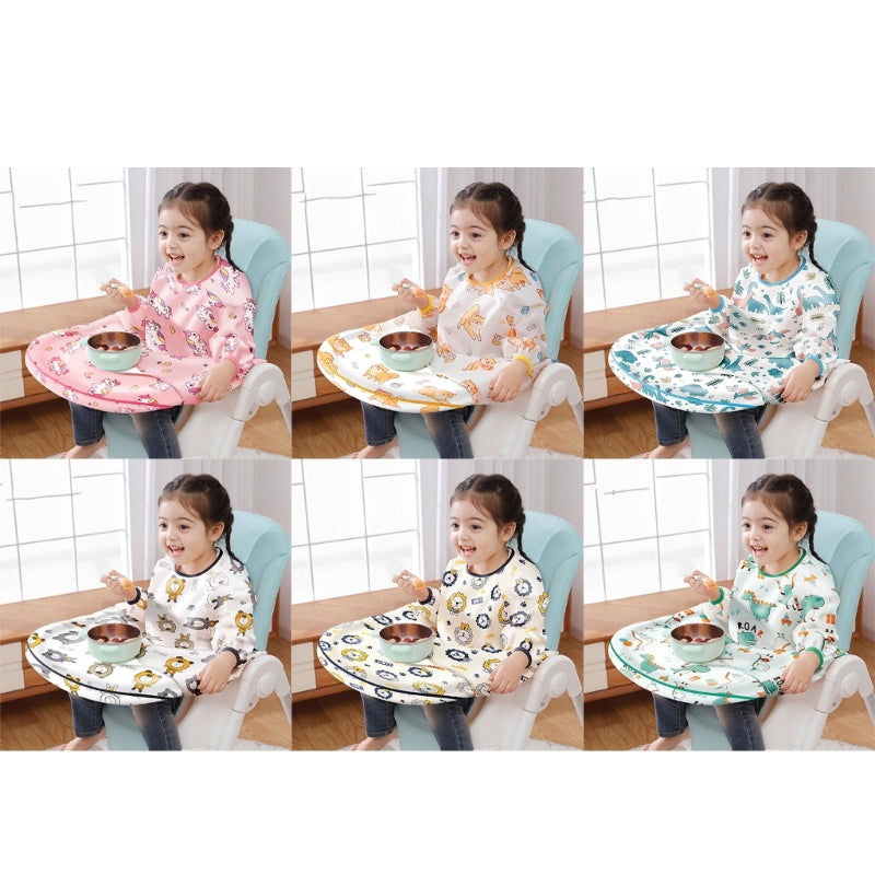 Bib Attaches Highchair Table Weaning Bibs Multi-pattern in USA