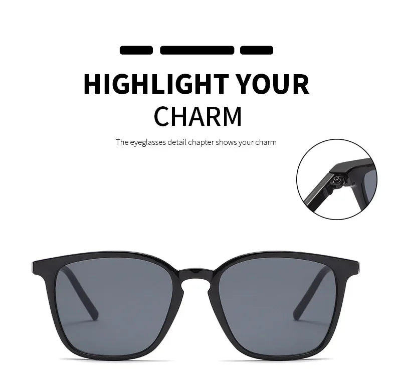 Fashion Vintage Square Sunglasses Women in USA