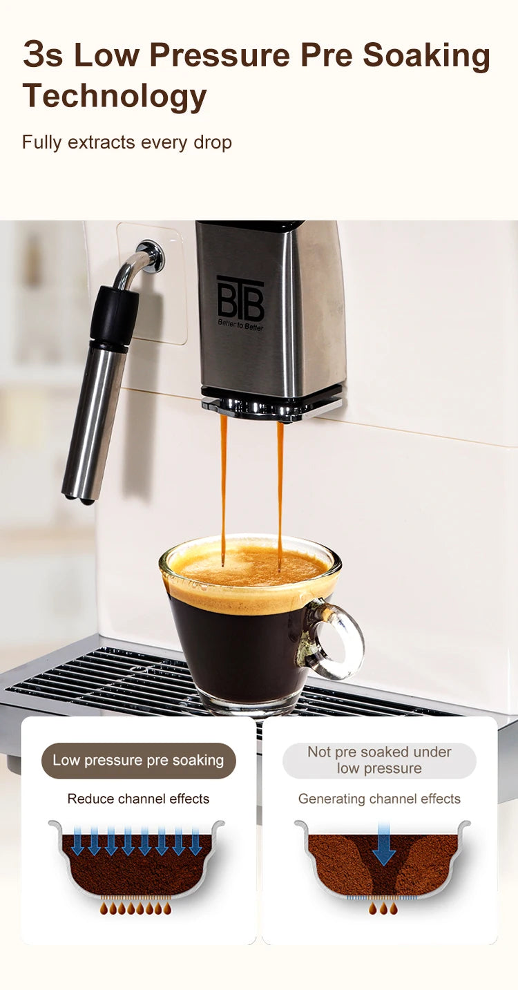 BTB Home Based Coffee Setup Automatic Full Automatic in USA.