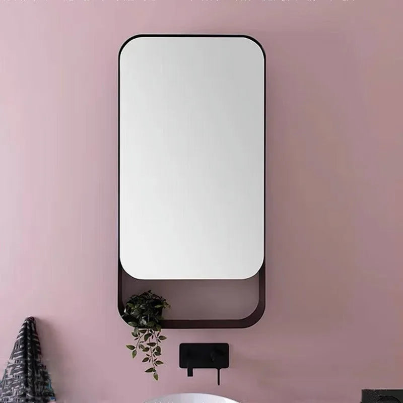 Mirror Drawer Bathroom Moon Led Light Half Dressing Storage in USA.