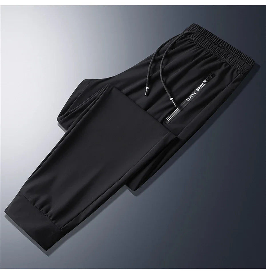 Summer Cool Pants Men Sweatpants Fashion Casual Stretch Pants in USA