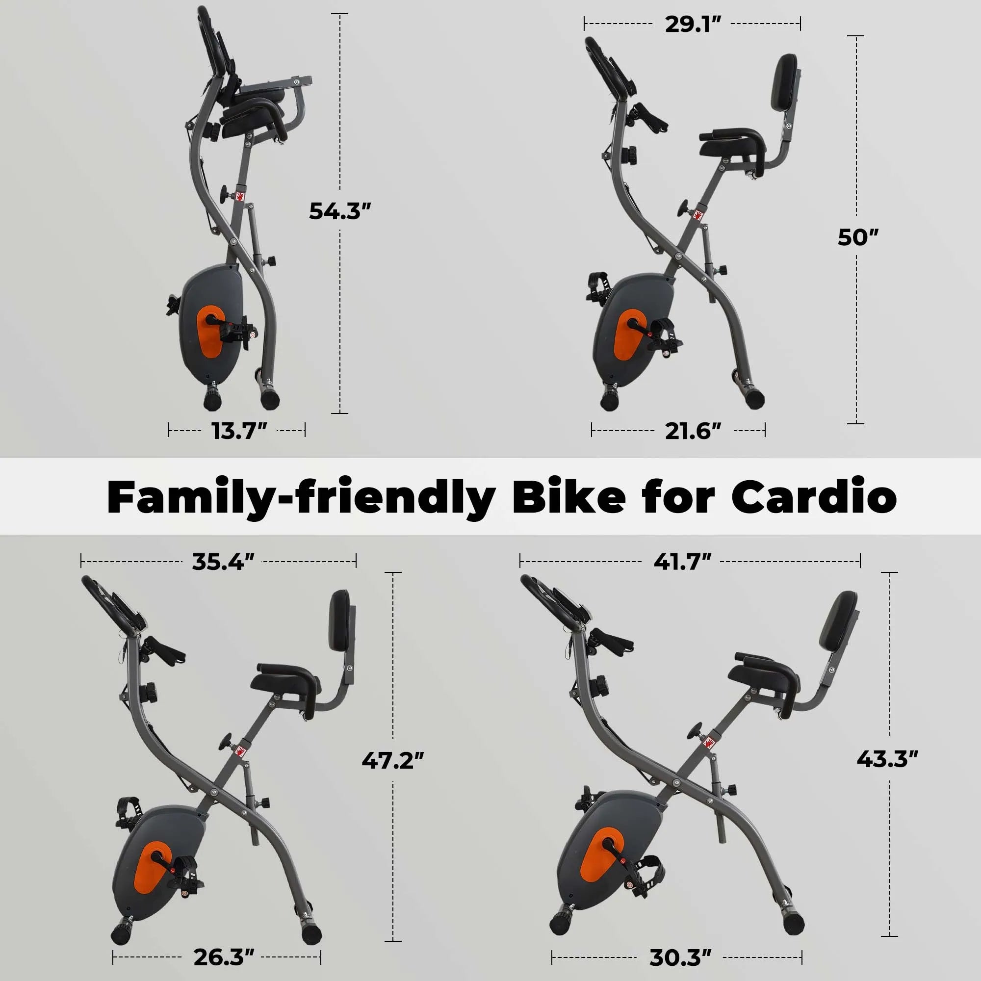 Exercise Bike Folding Exercise Bike Pulse Sensor in USA