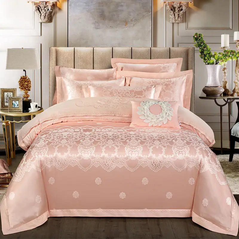 Bedding Sets Floral Grey Pink Comfort Duvet Pillowcase Flat Bed