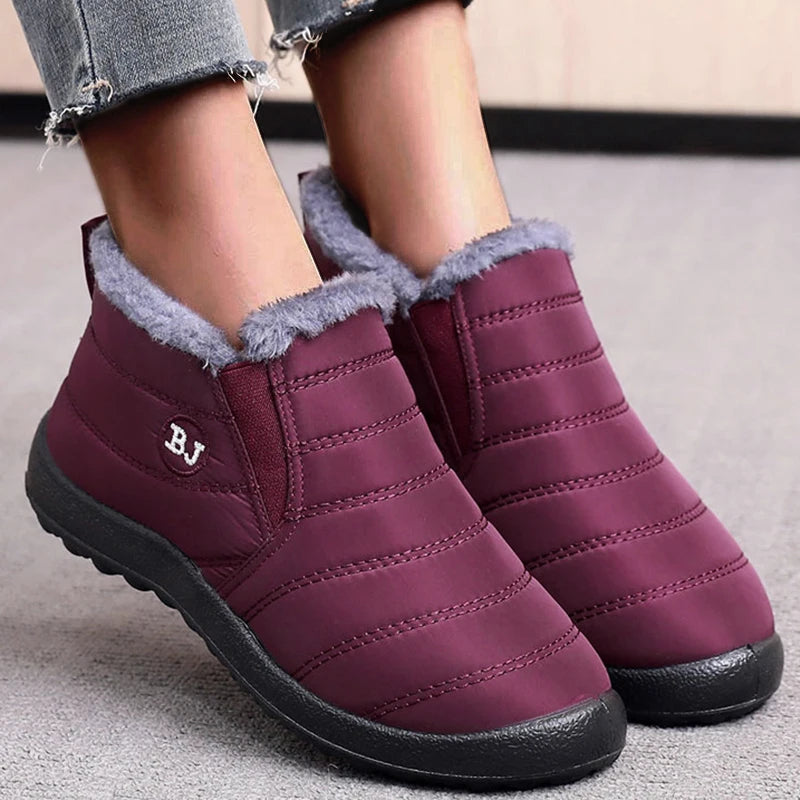 Boots Women Snow Fashion Women Shoes Slip On Platform New Boots Ladies