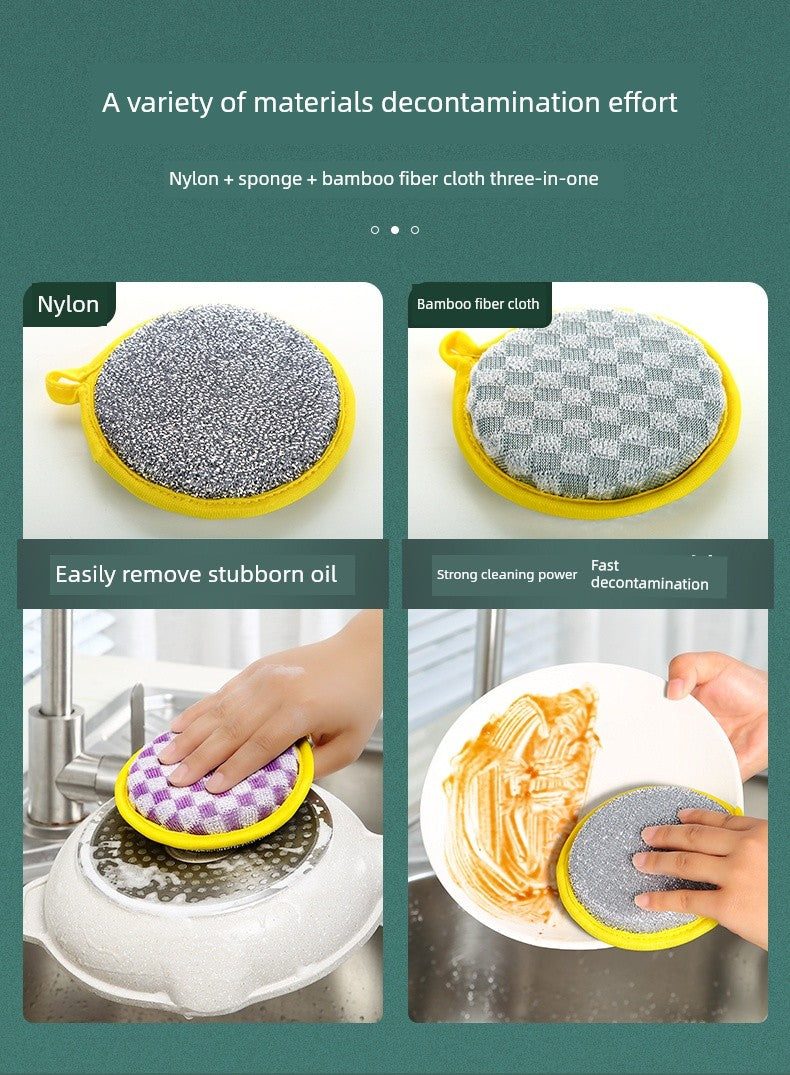 Sponge Wipe Dishcloth Scouring Pad Thickened Sponge in USA.