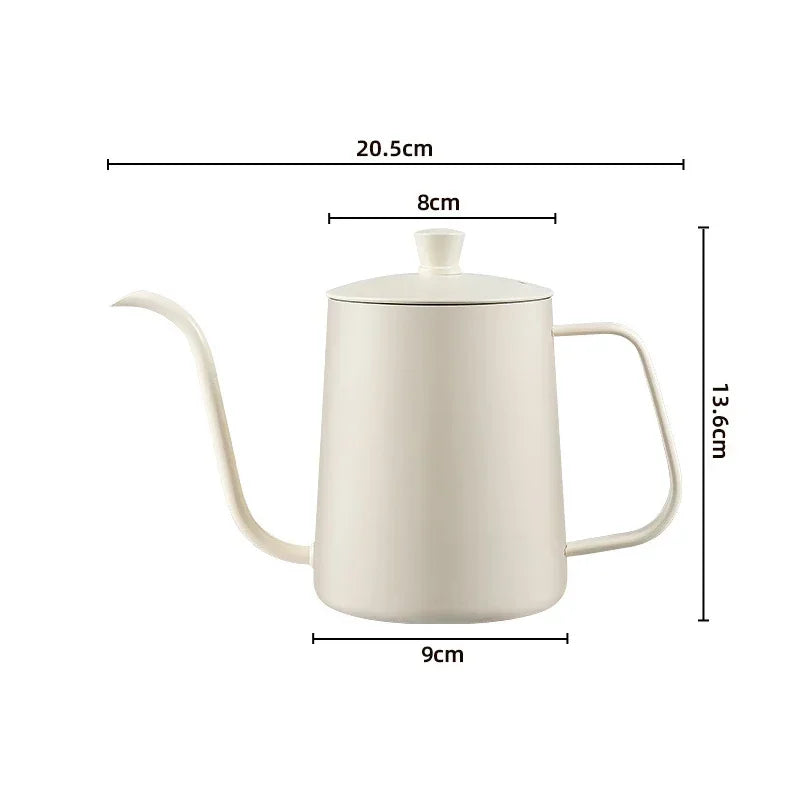 Stainless Hand Drip Coffee Hot Water Pot Gooseneck Kettle in USA.