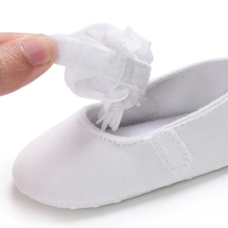 Casual Fabric Sole Butterfly Bow Soft Soled Toddler in USA