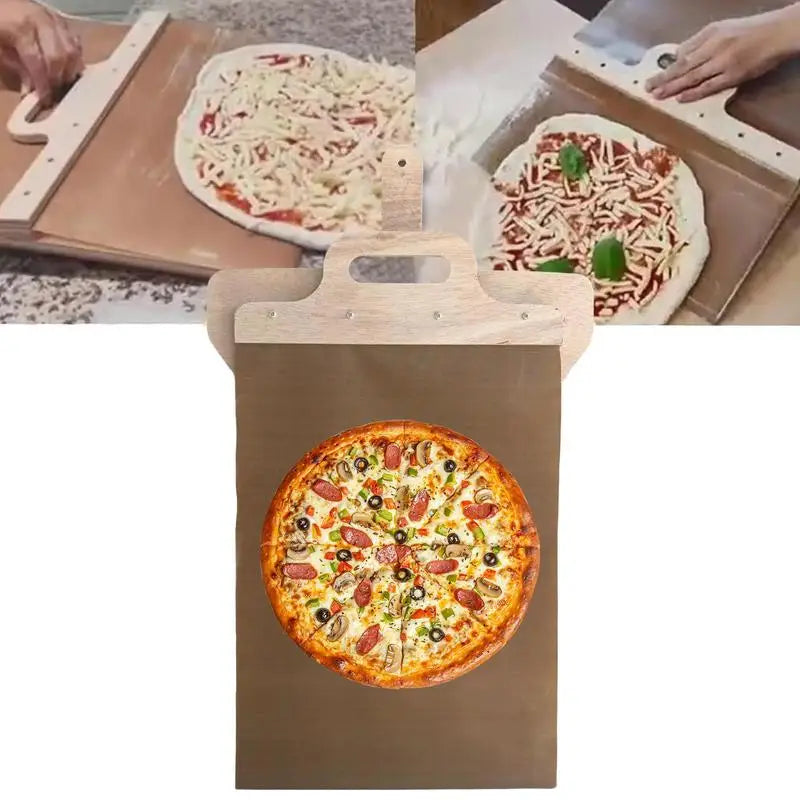 Sliding Pizza Shovel Wooden Pizza Paddle Slider with Handle in USA.