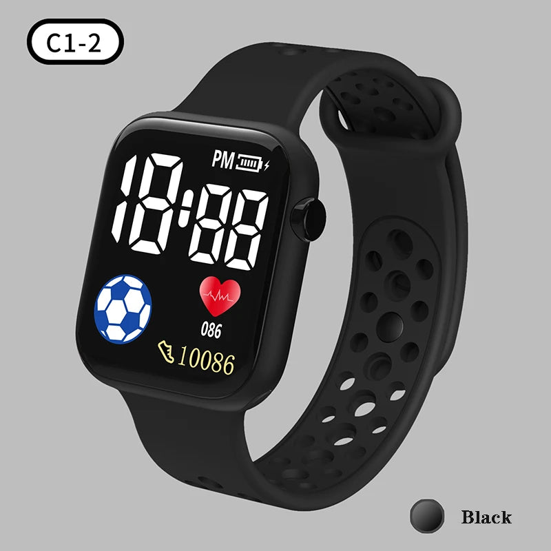 LED Digital Watch Kids Boys Sports Waterproof in USA