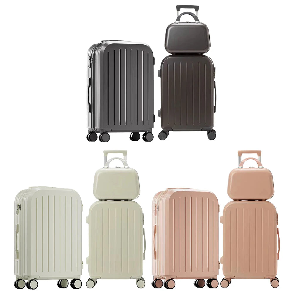 Large Capacity Luggage Set Spinner Wheels Travel Suitcase in USA