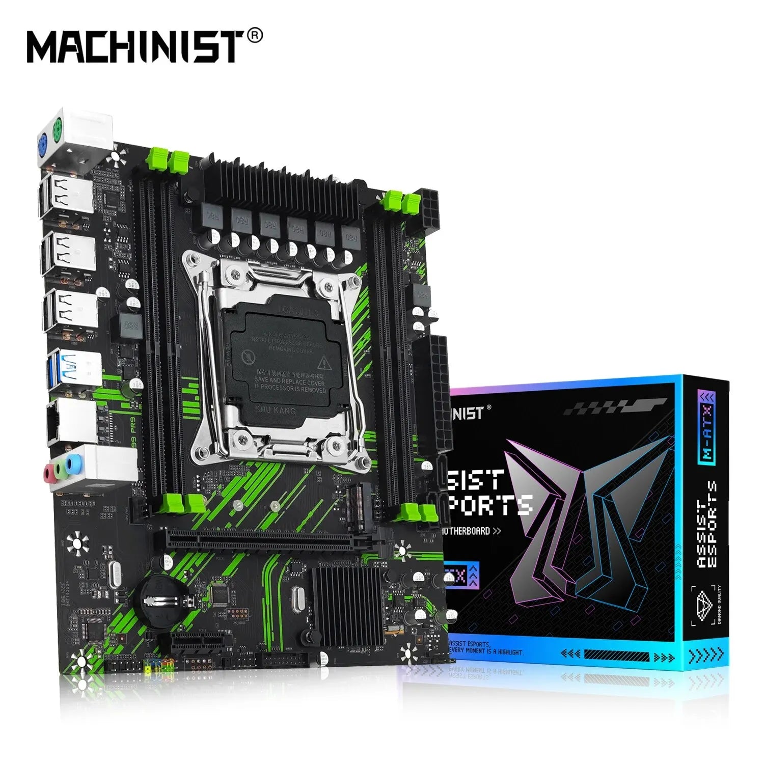 MACHINIST X99 Motherboard X99 PR9 Support LGA 2011-3 Intel Xeon E5 V3&