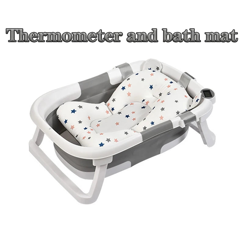 Real-time Temperature Silicone Baby Take A Bath Bathtub in USA