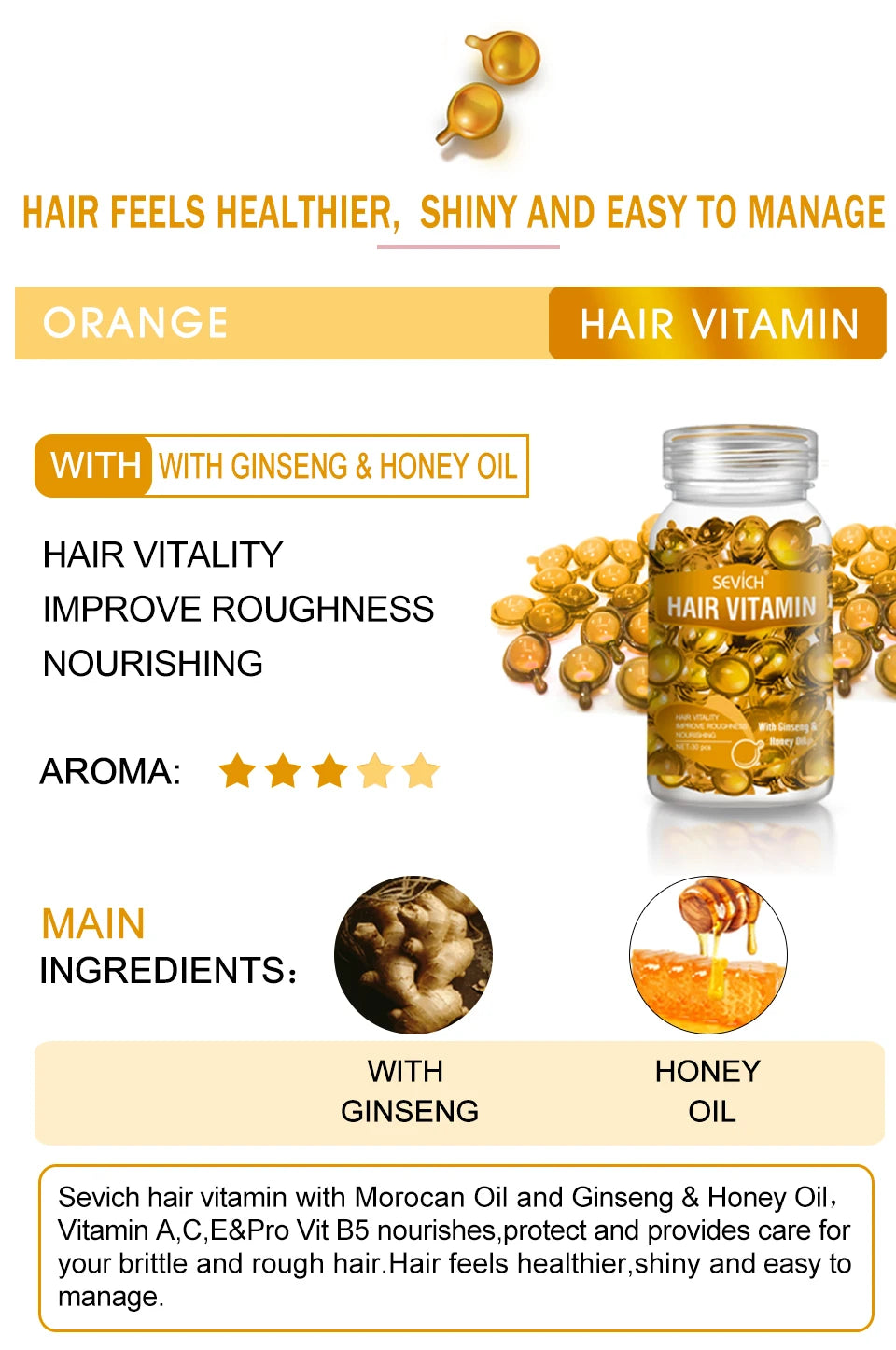 Sevich Mix Hair Vitamin Capsule Hair Treatment Oil in USA