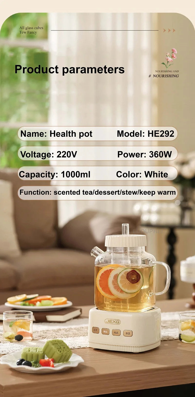 Health Cup Travel Electric Ketle Multifunctional Electric Stew in USA.