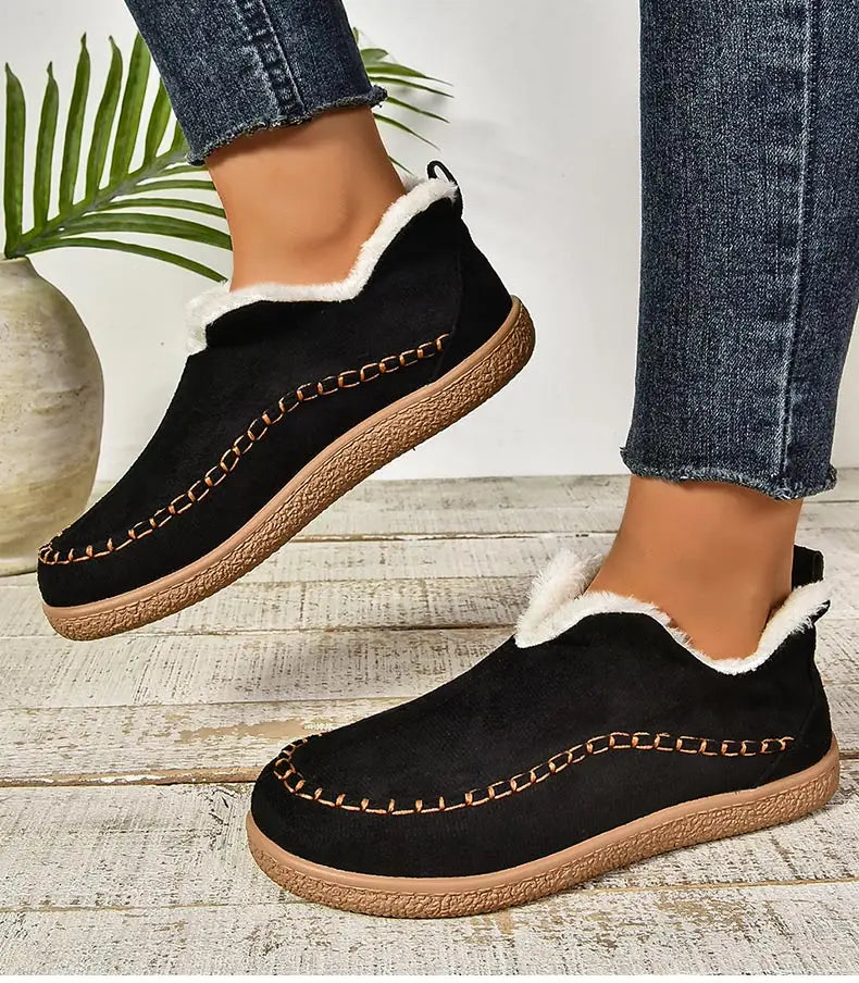 Women's Boots Slip On Winter Boots Winter Shoes Women Ankle Boots in USA