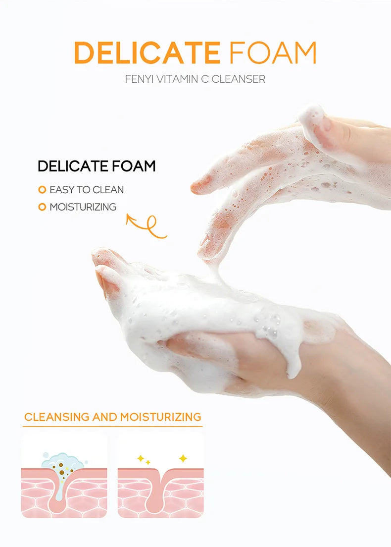 Vitamin C Facial Cleanser Skin Cleansing Moisturizing in USA