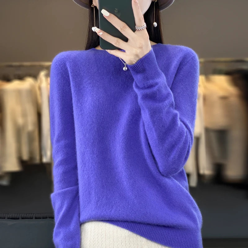 New cashmere sweater women's sweater autumn in USA