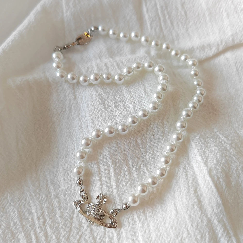 Gorgeous White Pearl Neckalce Women, in USA