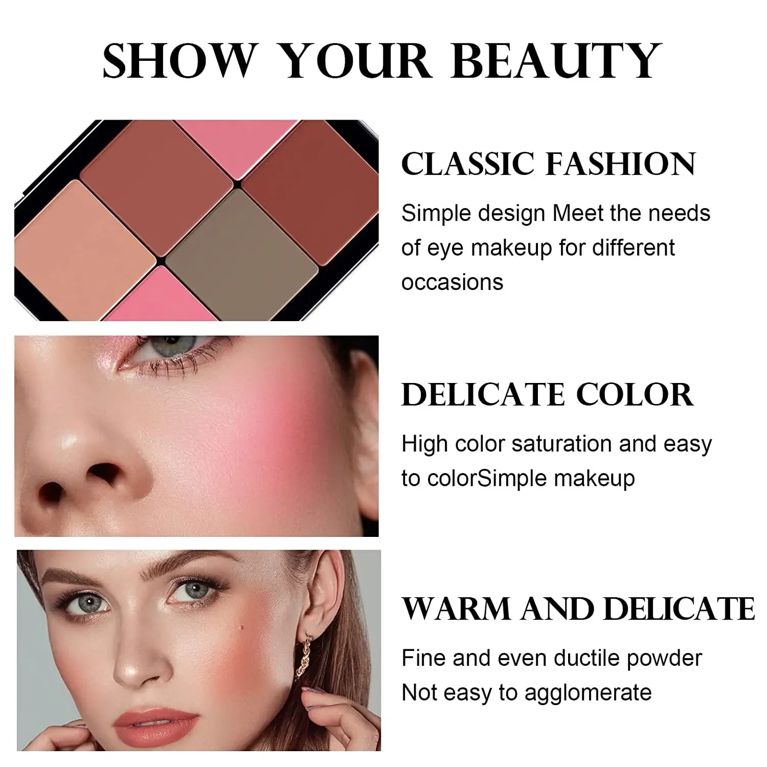 Creamy Blush Palette Matte Blush Cream Cover in USA