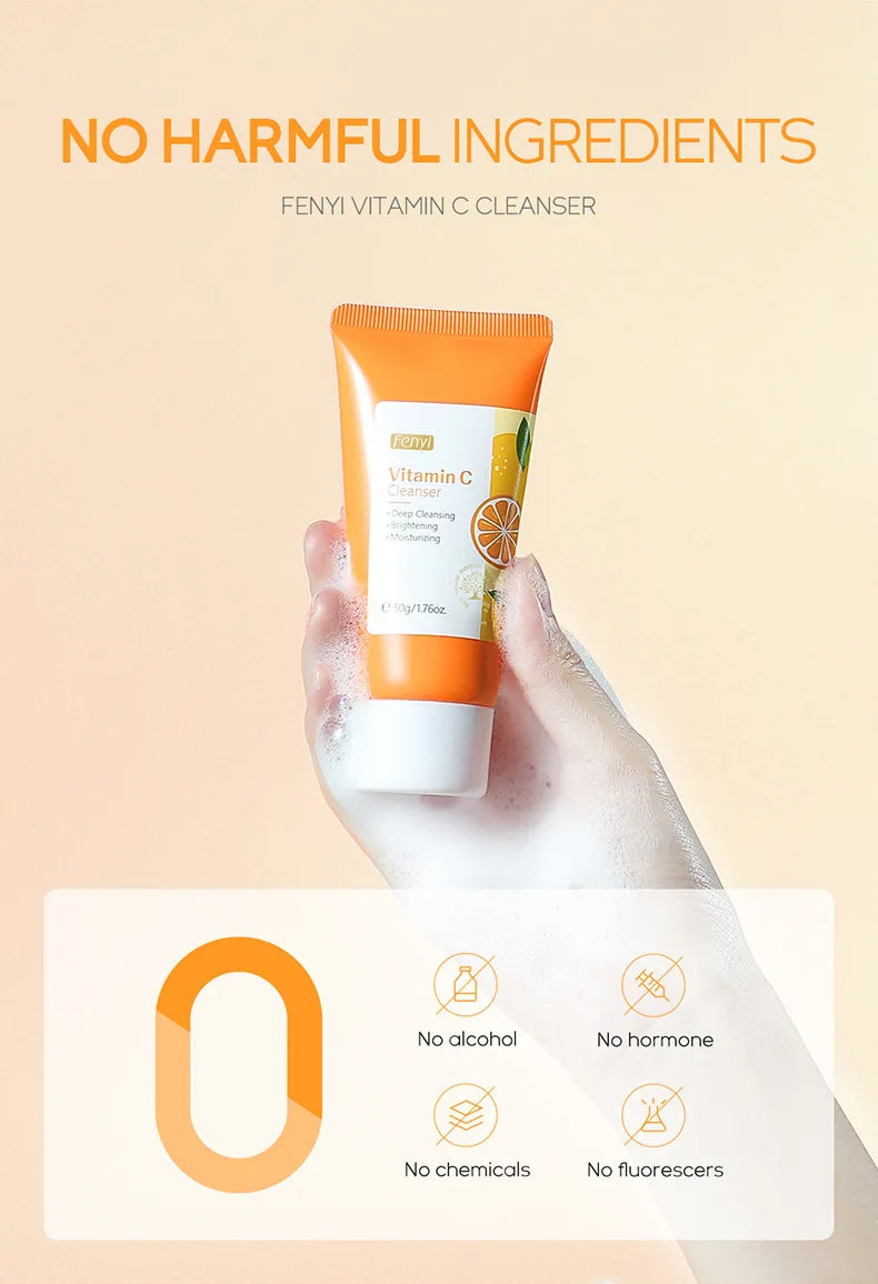 Vitamin C Facial Cleanser Skin Cleansing Moisturizing in USA