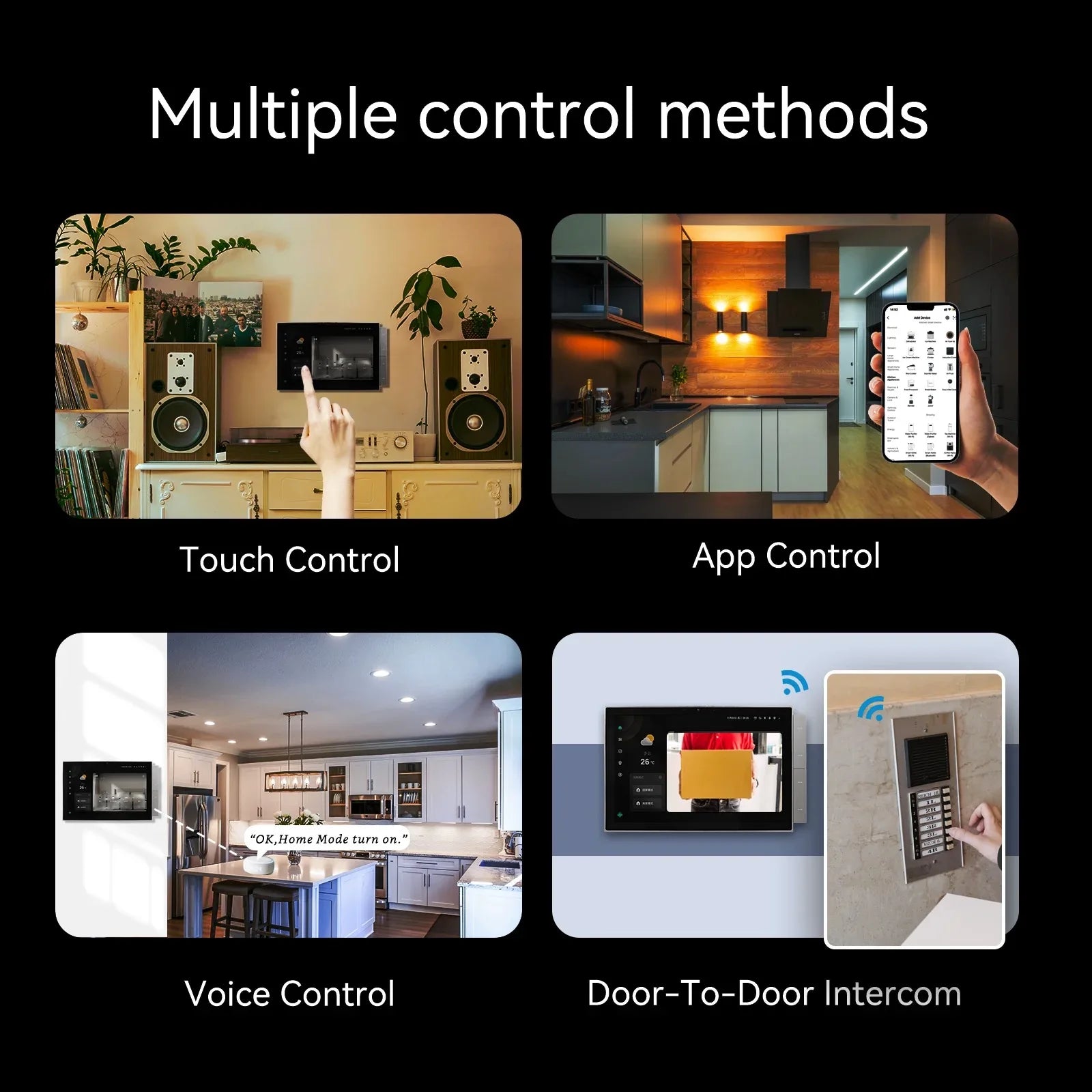 Smart Home Control Panel Max Touch Screen Bluetooth in USA.