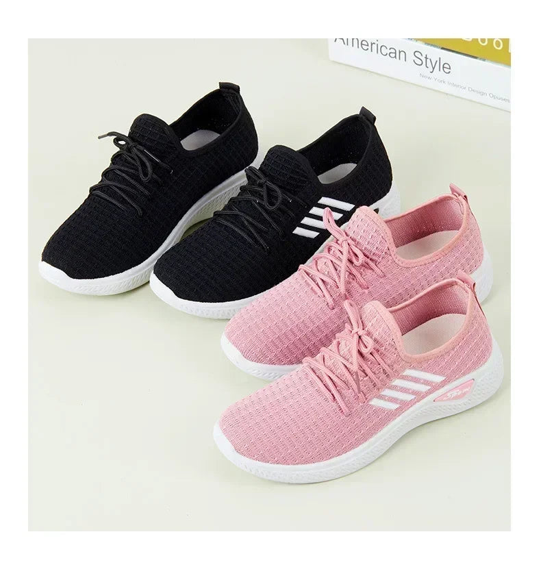 Fashionable Flying Woven Women's Running Shoes in USA