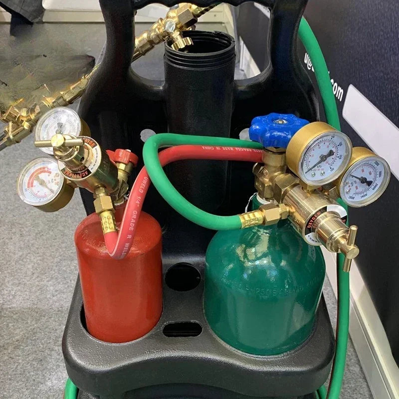 Torch Kit Cutting Portable Oxygen Acetylene Cylinder IN USA.