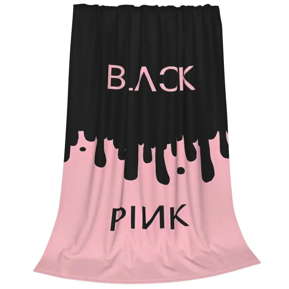 Music Idol Black-Pinks Girl Blankets Flannel All Season in USA