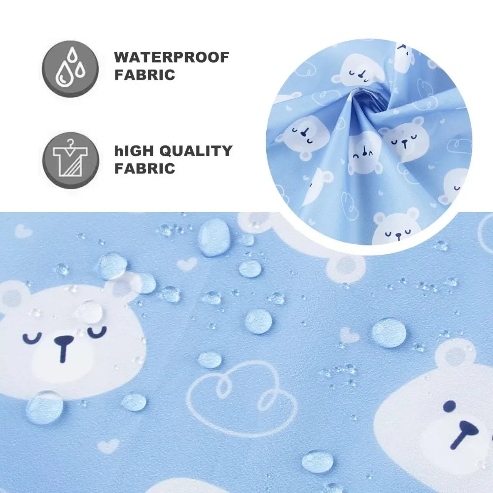 Waterproof Baby Long Sleeve Scarf Feeding Bib Weaning in USA