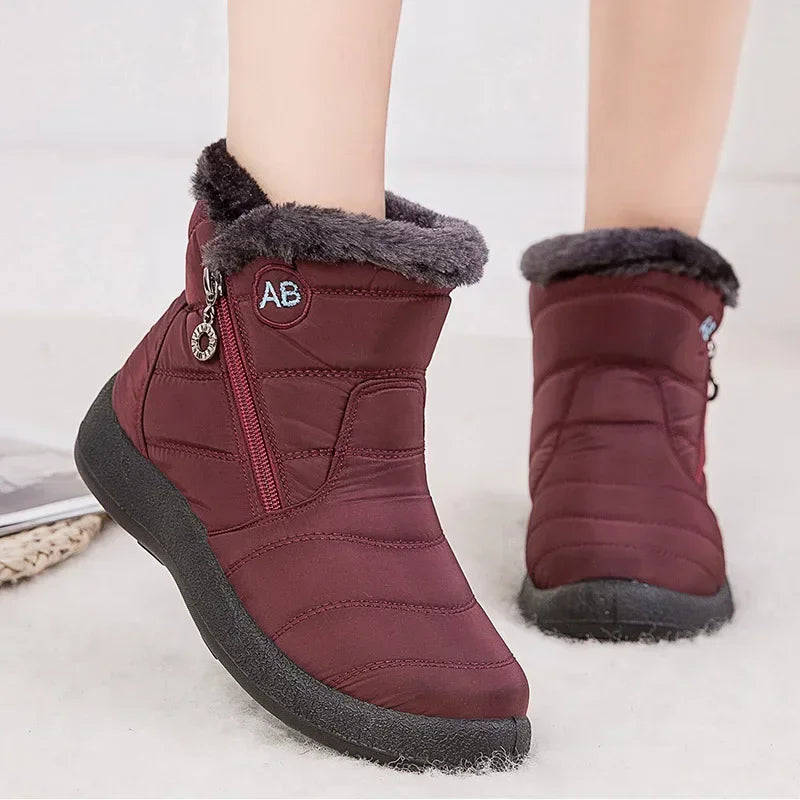 Winter Women Boots Thick Bottom Ankle Boots Women in USA