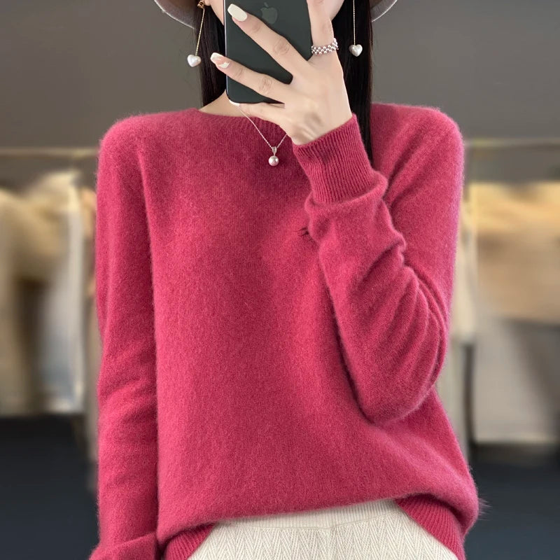 New cashmere sweater women's sweater autumn in USA