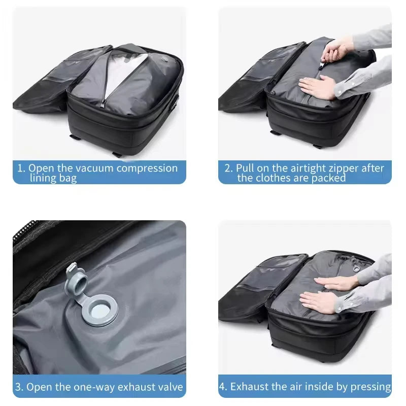 Air Tight Bags Valve Vacuum Compression Backpack in USA