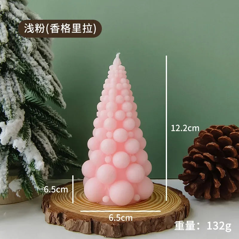 Bubble Ball Christmas Tree Aromatherapy Candle Ins Shooting