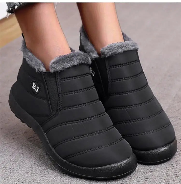 Boots Women Snow Fashion Women Shoes Slip On Platform New Boots Ladies