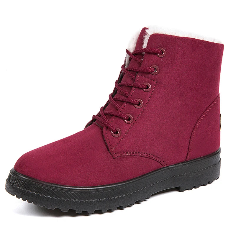 Women Boots Snow Plush Women Shoes Platform Boots in USA