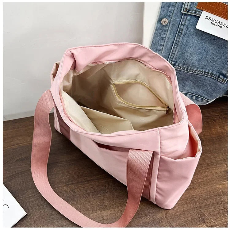 Large Capacity Shoulder Bag Women, Durable Nylon Casual Bag in USA