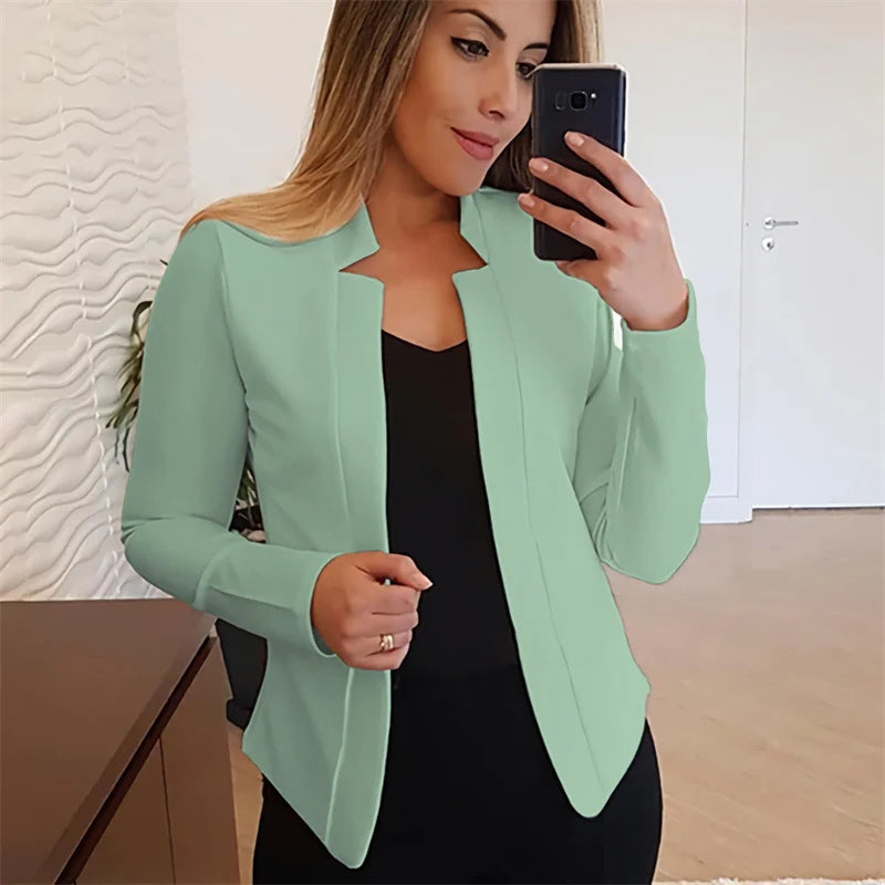 Women Thin White Blazers Autumn Female Summer Blazer in USA