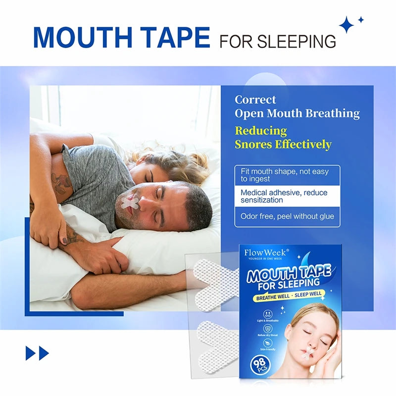 Mouth Tape Sleep Strip Anti-snoring Mouth Breathing in USA