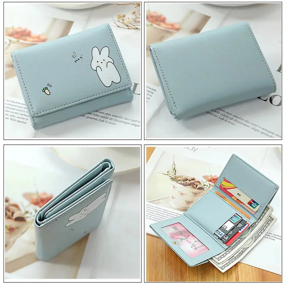 Fold Card Holder Girl ID Bag Card Holder Coin Purse Ladies in USA