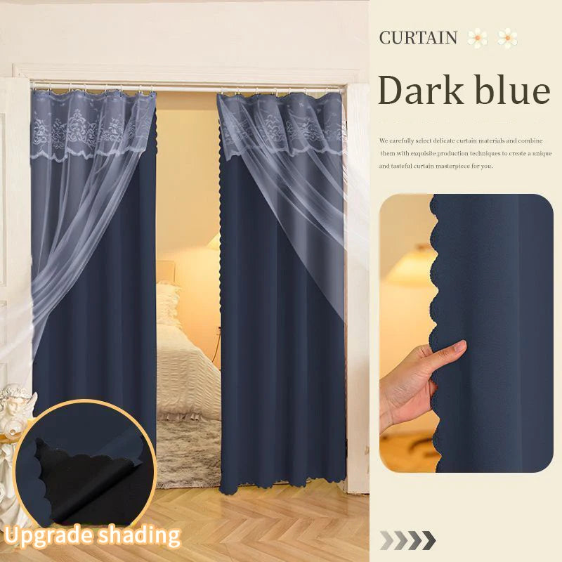 Ins Lace Curtains Window Hanging Curtains Living Room Bedroom in USA.