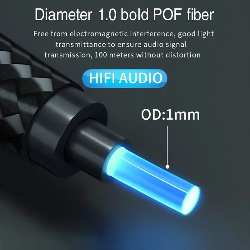 Audio Cable Digital Optical Fiber S/PDIF Sound Bar Speaker in USA.