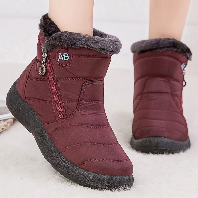 Women's Boots Women's Winter Boots Fur Winter Shoes For Women Ankle Bo