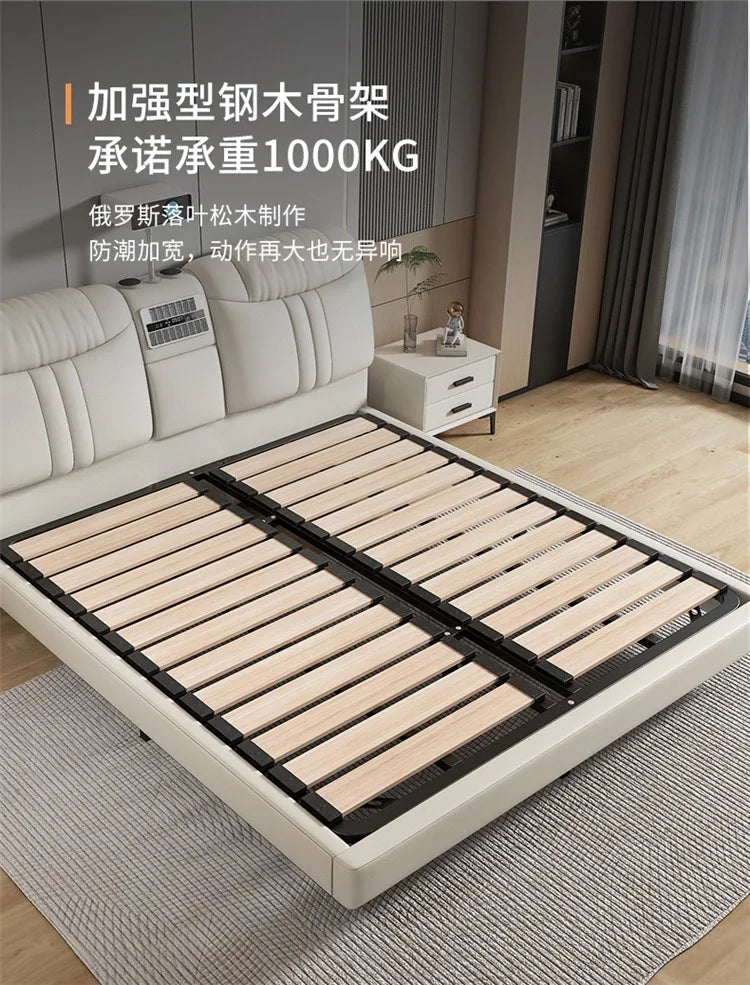 Modern Bed Frame Elegant Multifunctional Bed Comferter