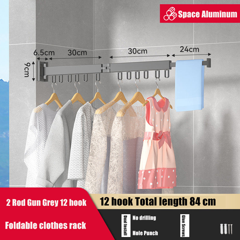 Retractable Cloth Drying Rack Folding Clothes Hanger IN USA.