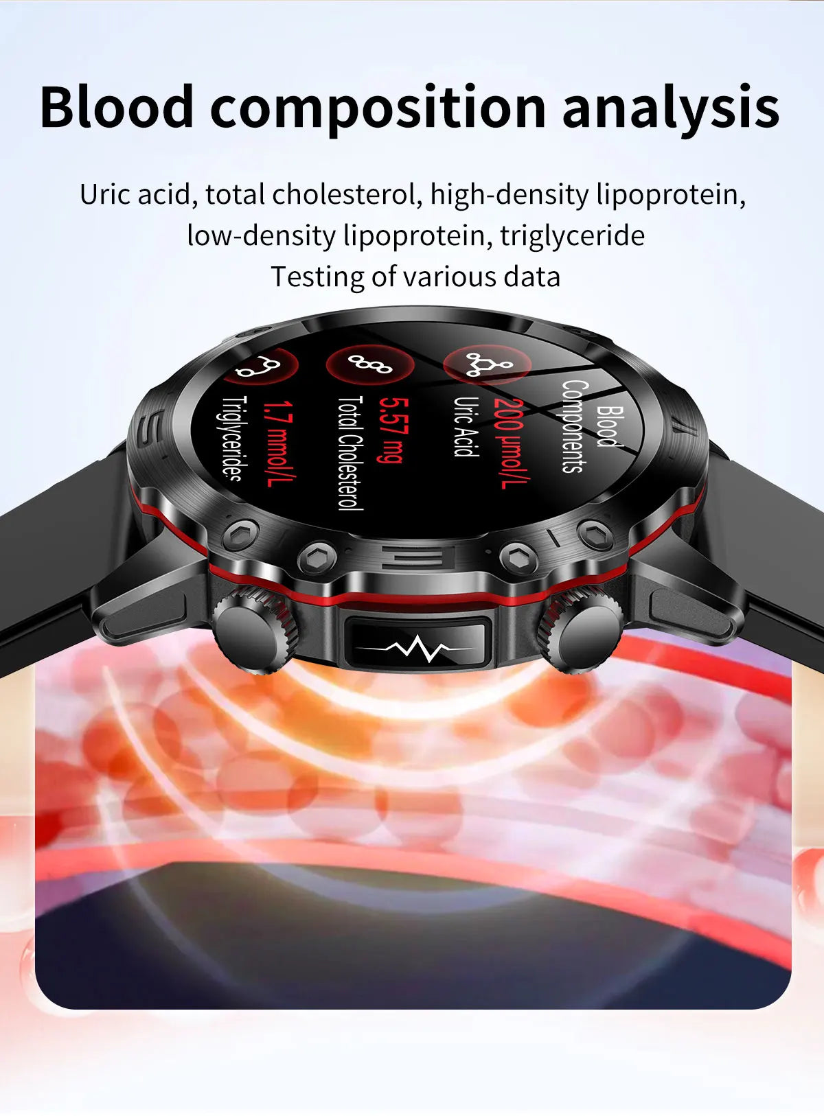 Bluetooth Call Smart Watch Men Health Blood Pressure IN USA.