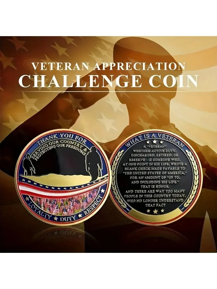 Veterans Thank You Challenge Coins Your Service Gifts in USA