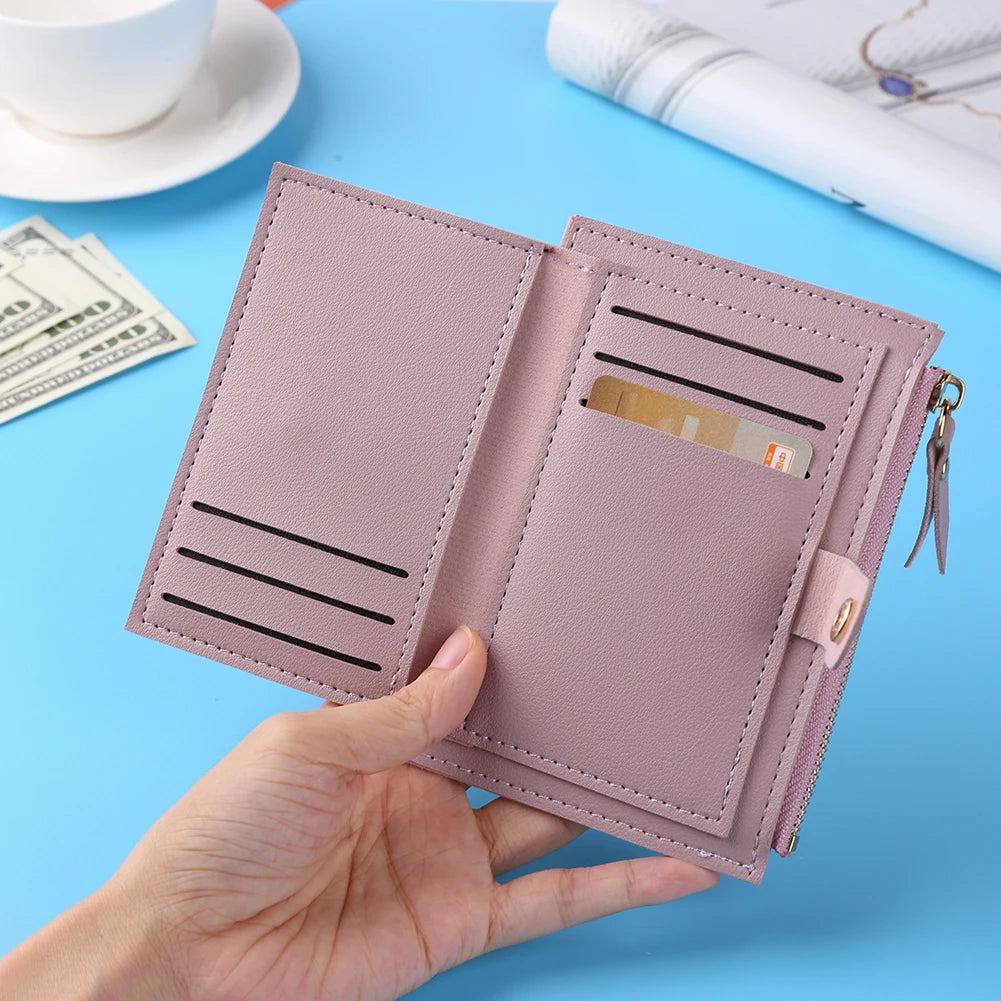 Women Wallets PU Leather Female Purse Mini Hasp in USA