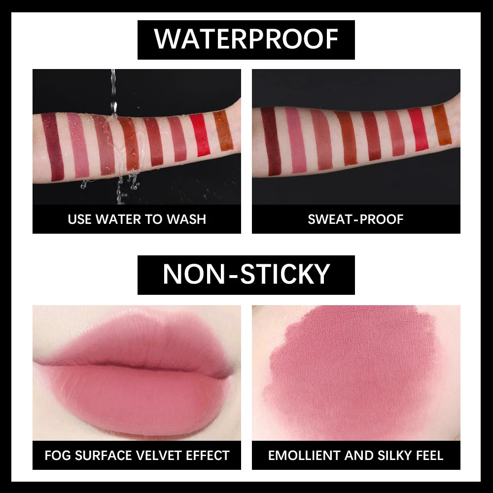 Velvet Matte Lipstick Set Long Lasting Waterproof in USA