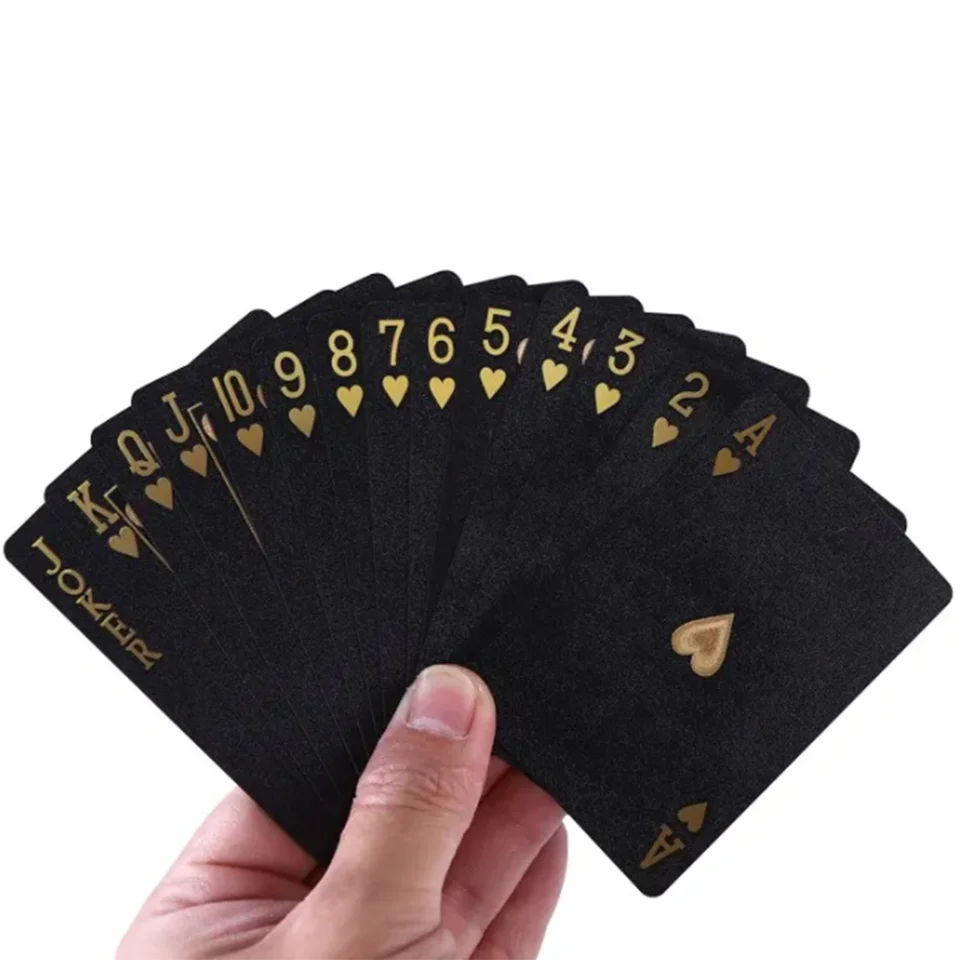 Color Rose Black Gold Playing Card Game Card Group in USA